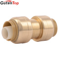 GutenTop Sharkbite chumbo acesso rápido de encaixe de latão Push Fit Fittings